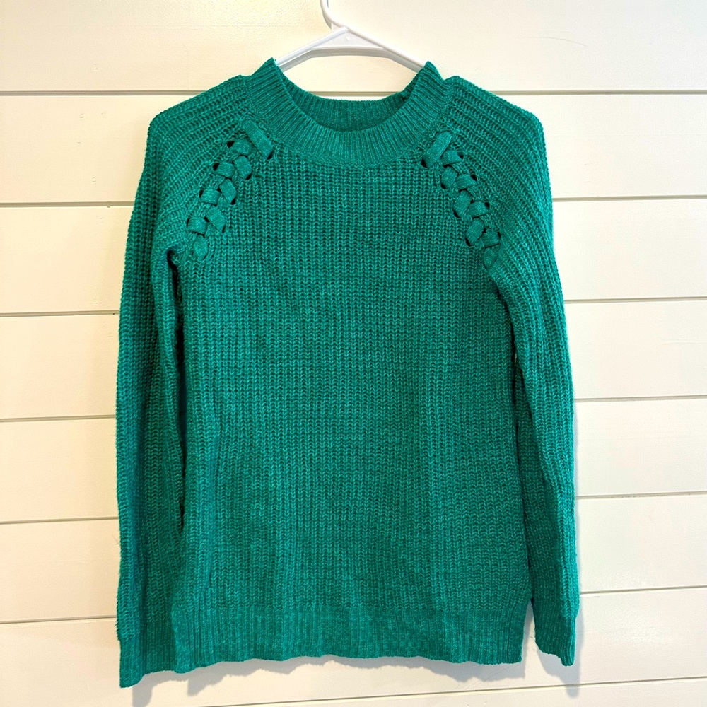 XS Green Sweater, only worn once!